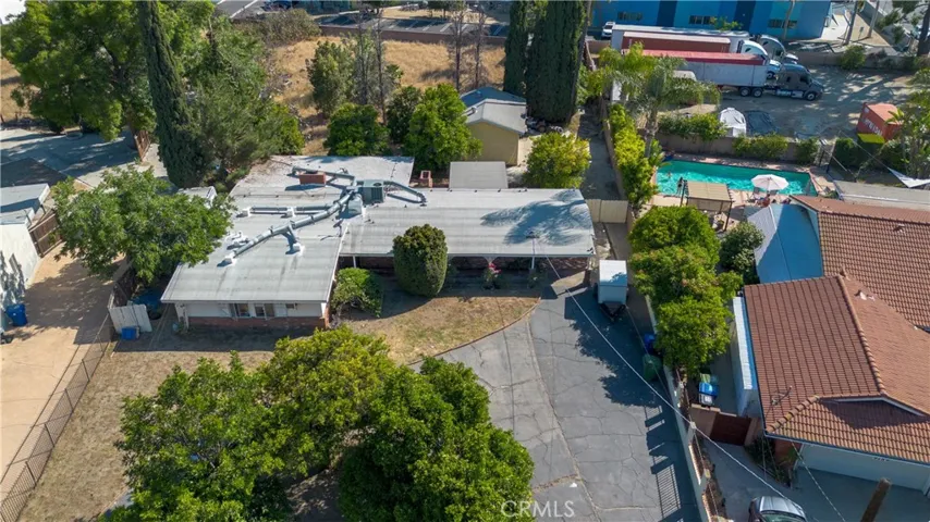 Aerial View of front of house