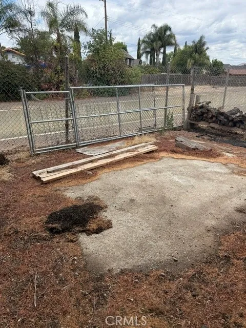 Behind shed

