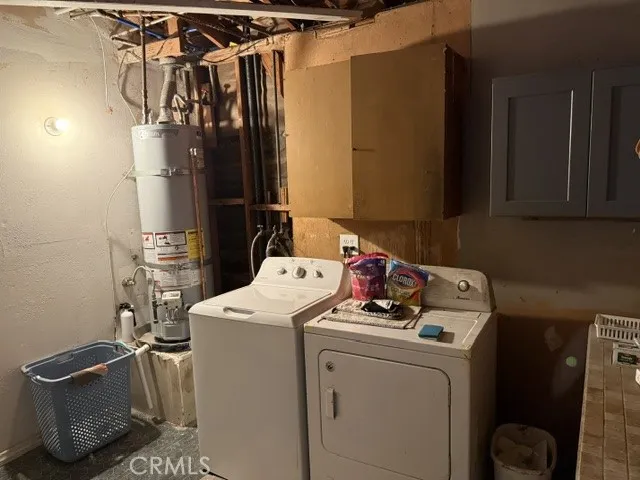 Washer Dryer space in Garage