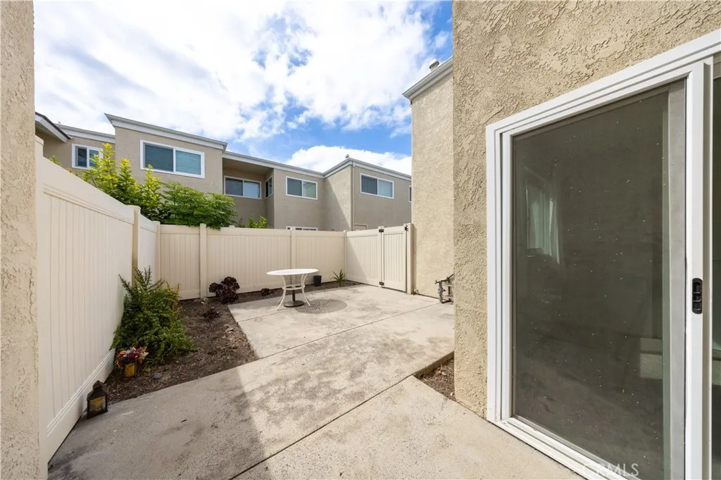 Spacious backyard