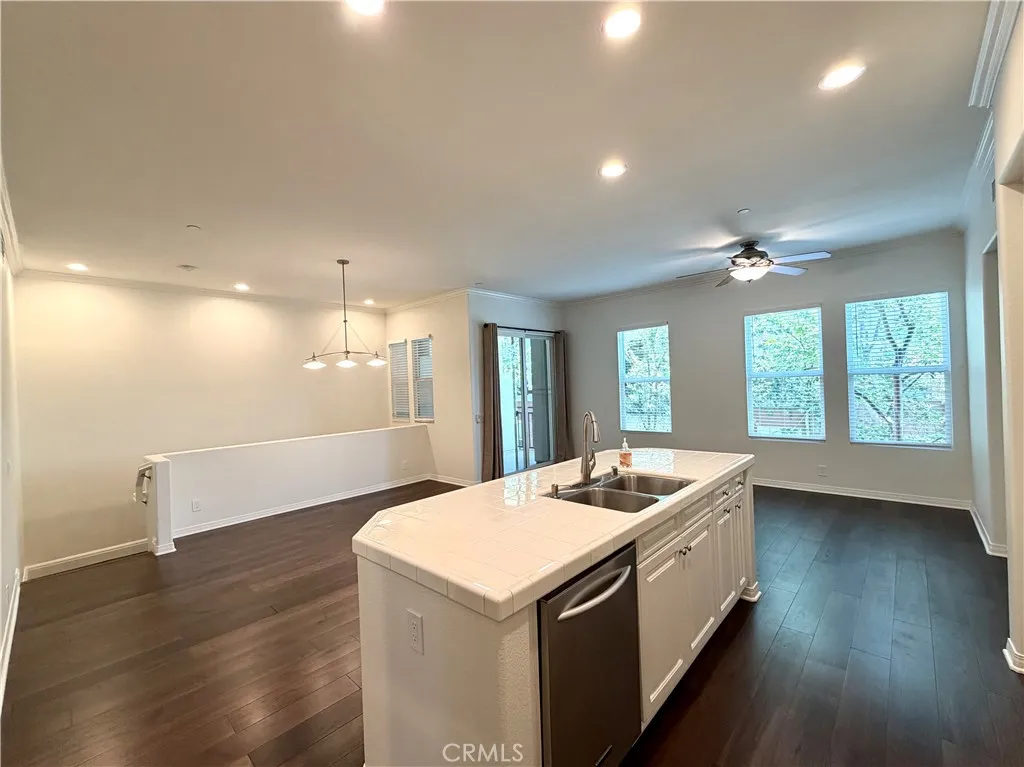 Living, Dining, and Kitchen Areas