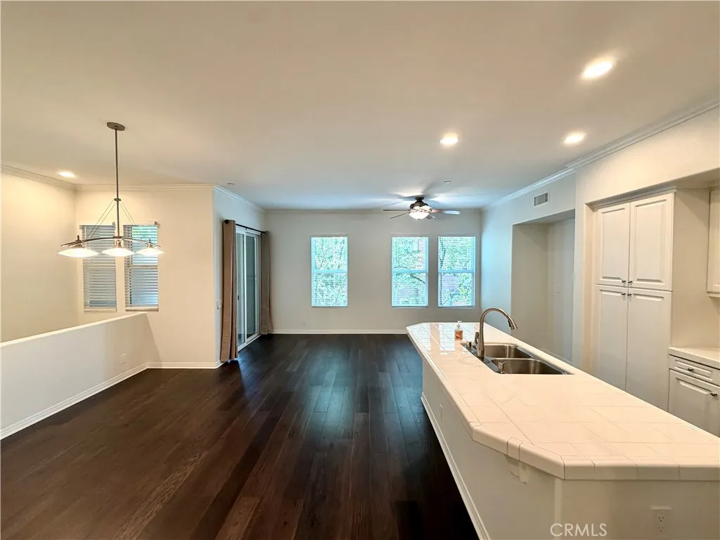 Living, Dining, and Kitchen Areas
