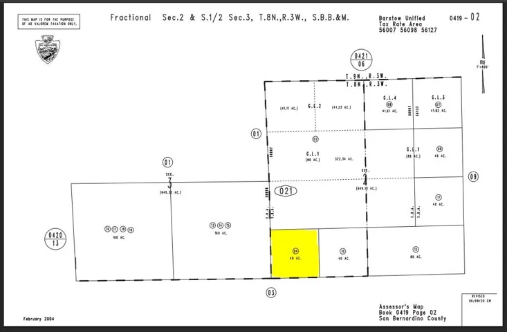 40 ac Assess. map