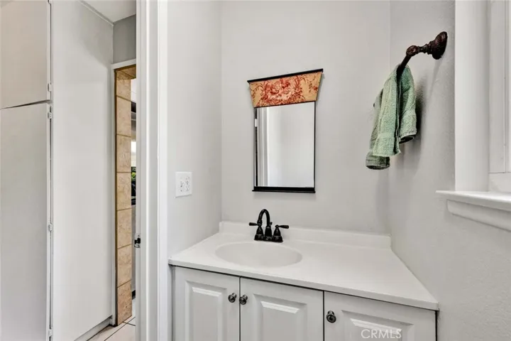 Downstairs powder room