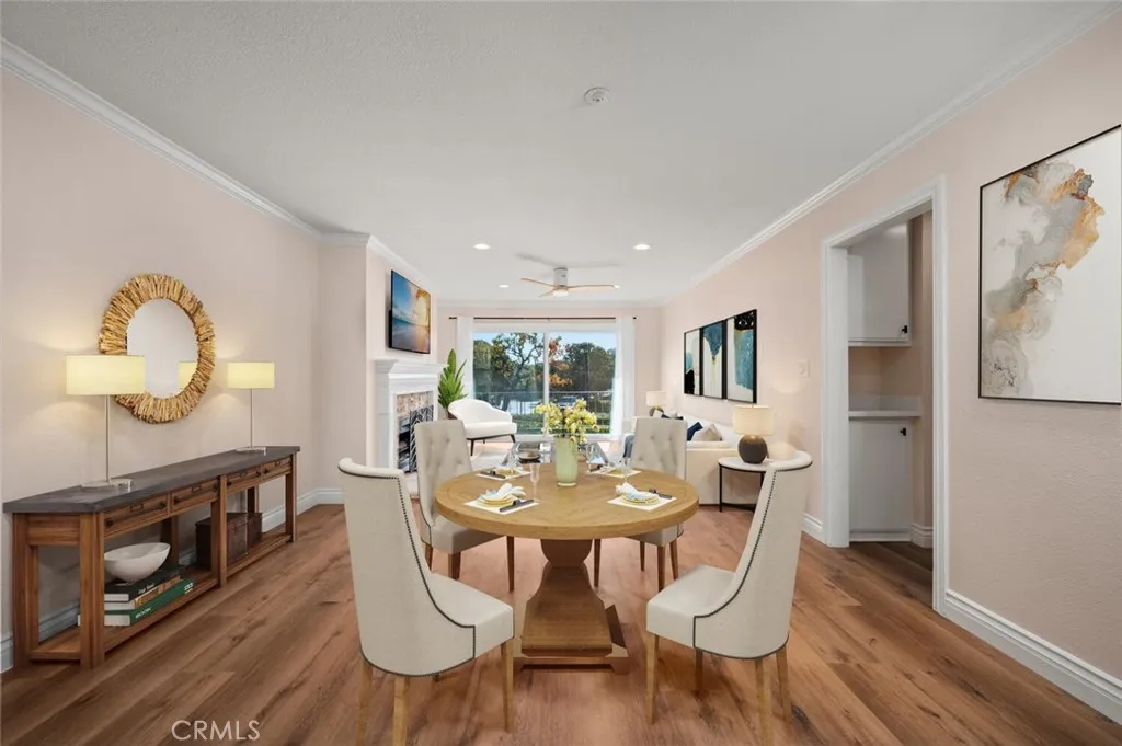 Virtually Staged Dining Area