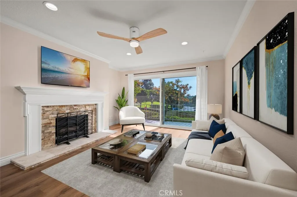 Virtually Staged Living Room