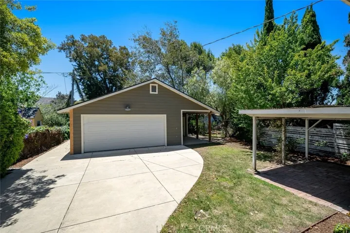 Large two car garage