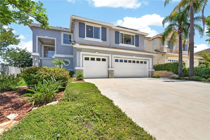 Front of home, 3 car garage 16318 sun summit drive, riverside, california 92503