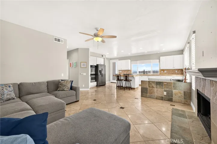 Family room open to kitchen 16318 sun summit drive, riverside, california 92503