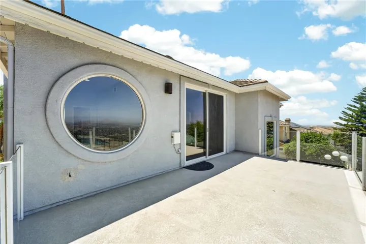 Balcony off primary bedroom 16318 sun summit drive, riverside, california 92503