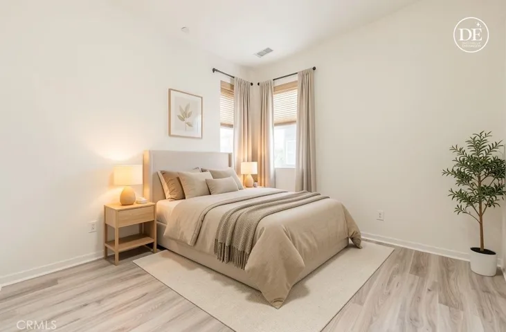Virtually staged 
Guess bedroom 2