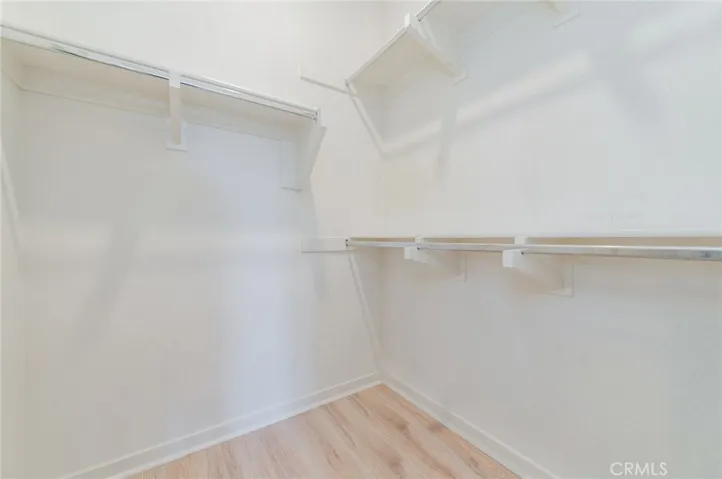 Walking in closet.