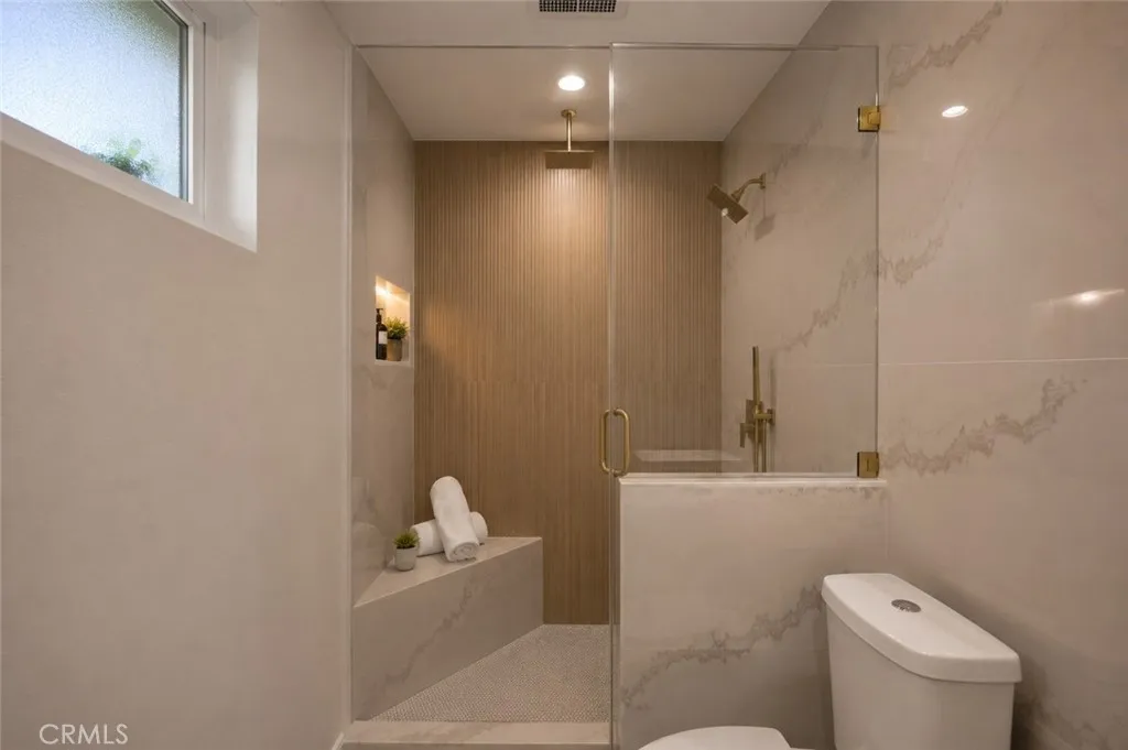 Master shower