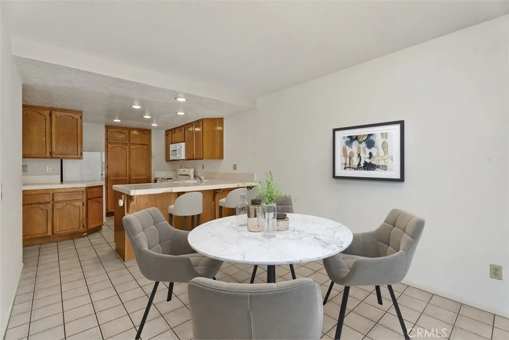 Enjoy this large kitchen and dining area.
Note: This photo is virtually staged.