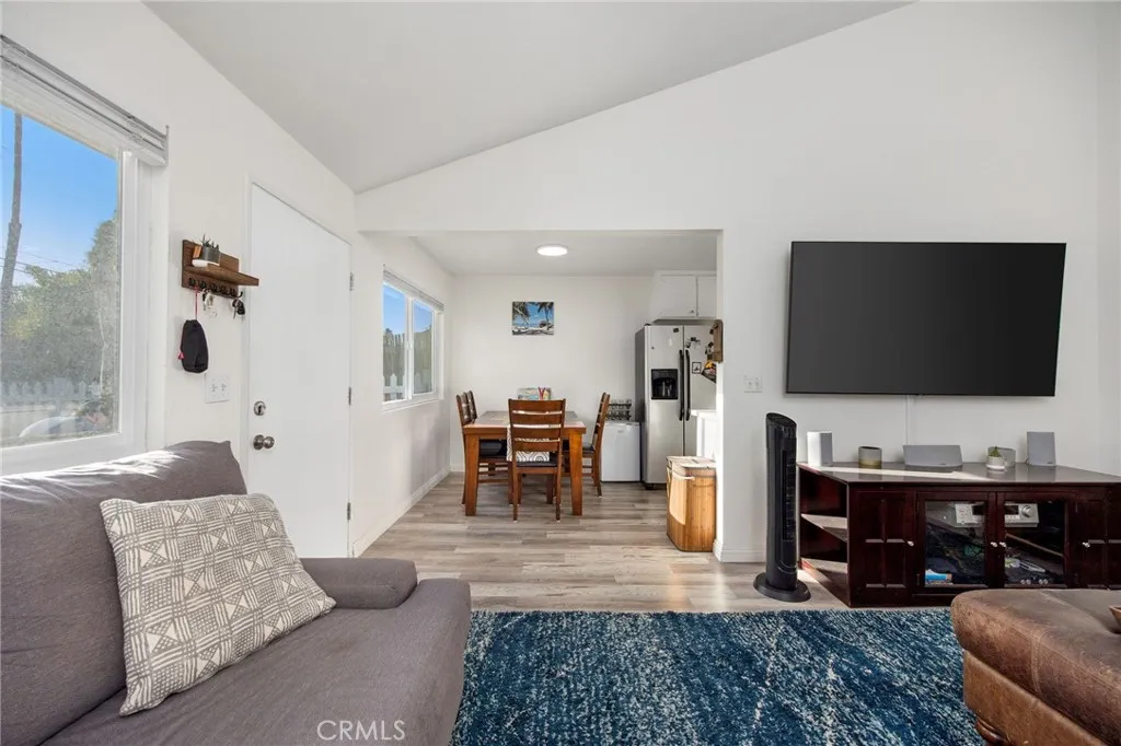 Unit C - Living Room and Dining Area