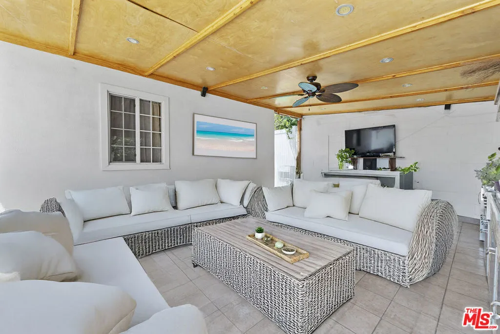 Covered Patio Virtually Staged