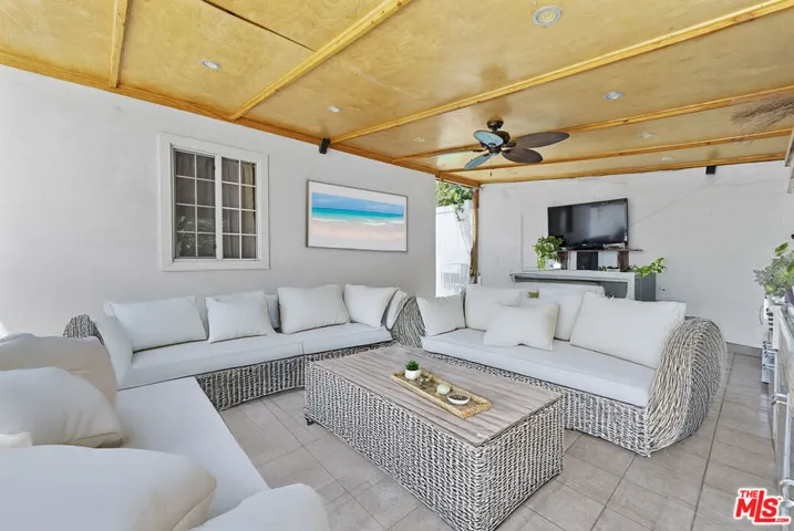 Covered Patio Virtually Staged