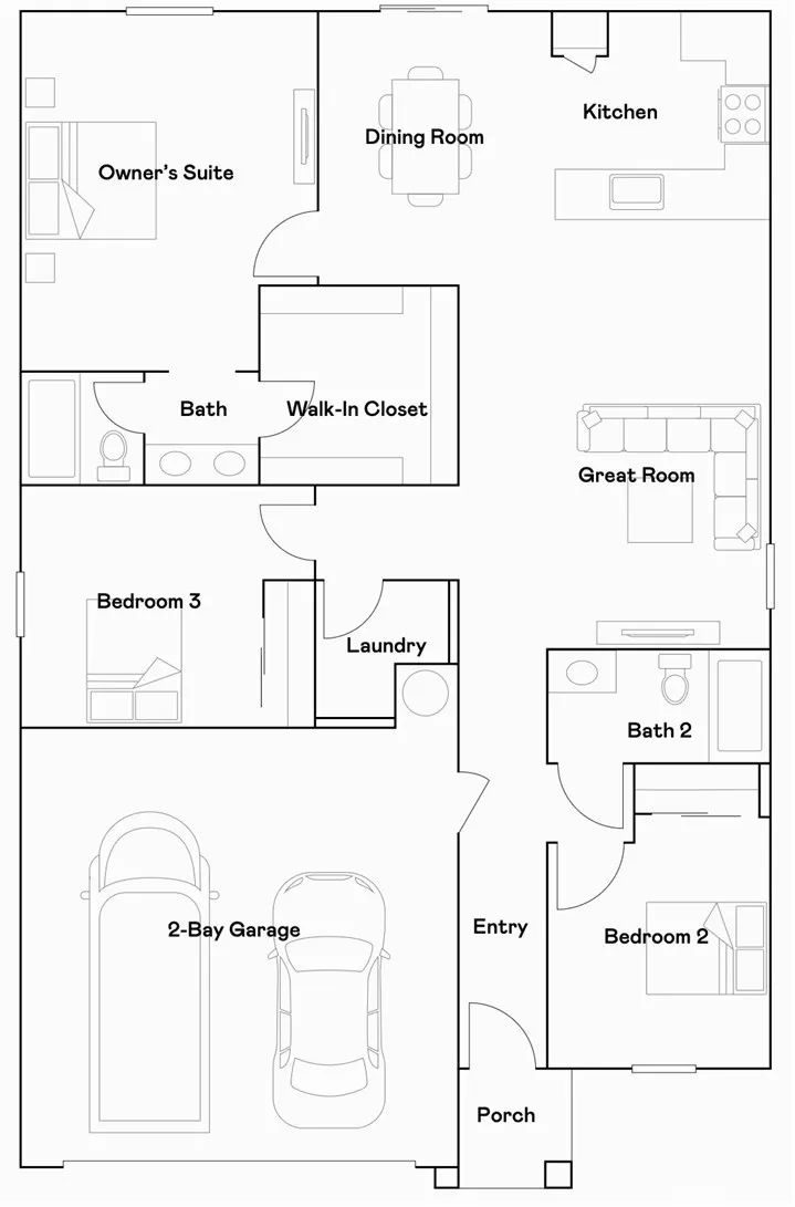 Residence 1 floorplan