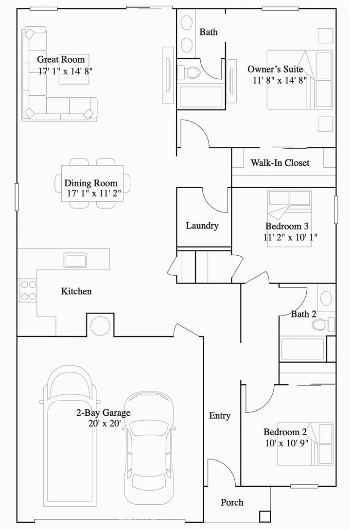 Residence 2 floorplan