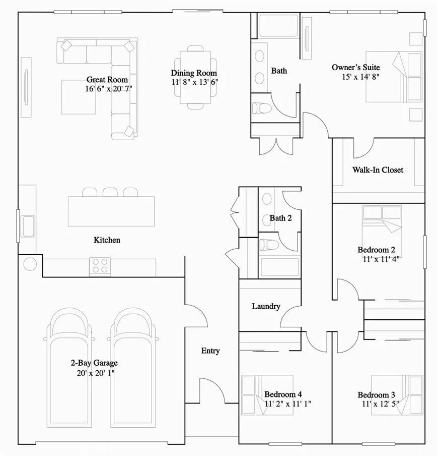 Residence 2 Floorplan
