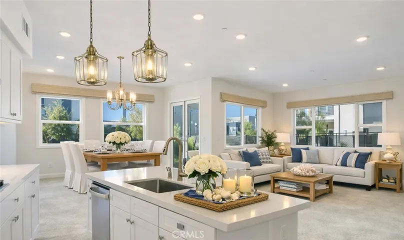 Virtually Staged living room