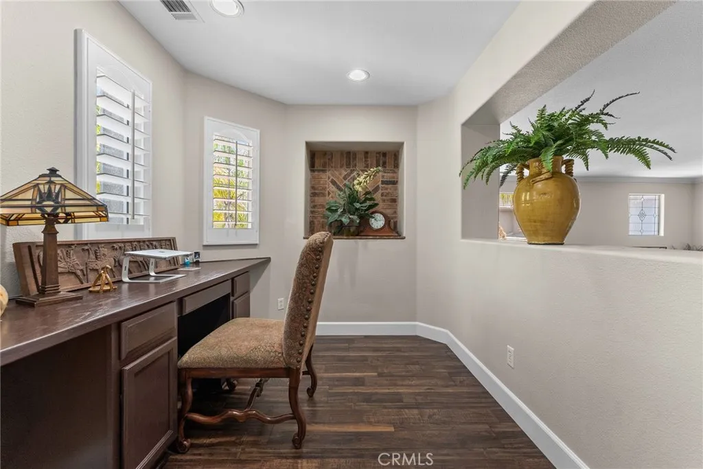 Upstairs office
