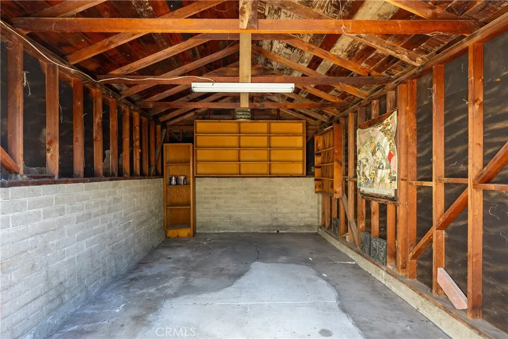 Garage interior