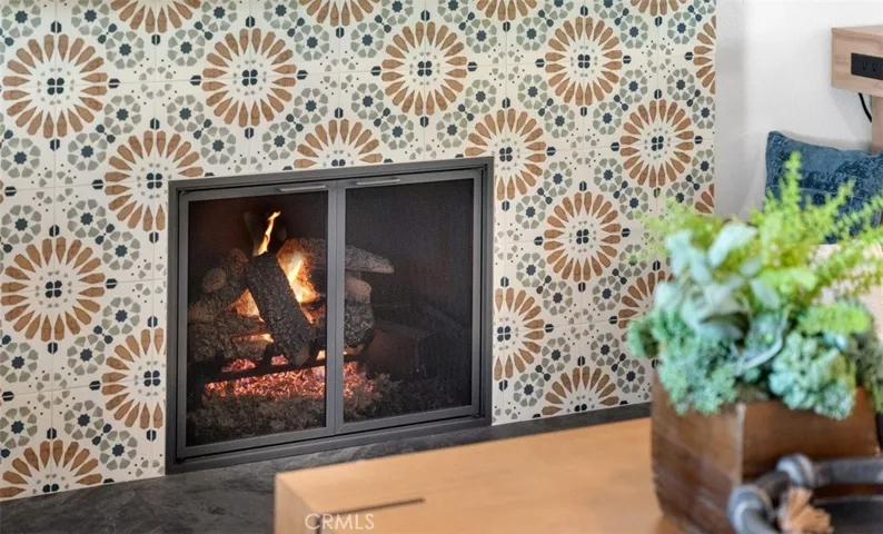 Custom fireplace surround