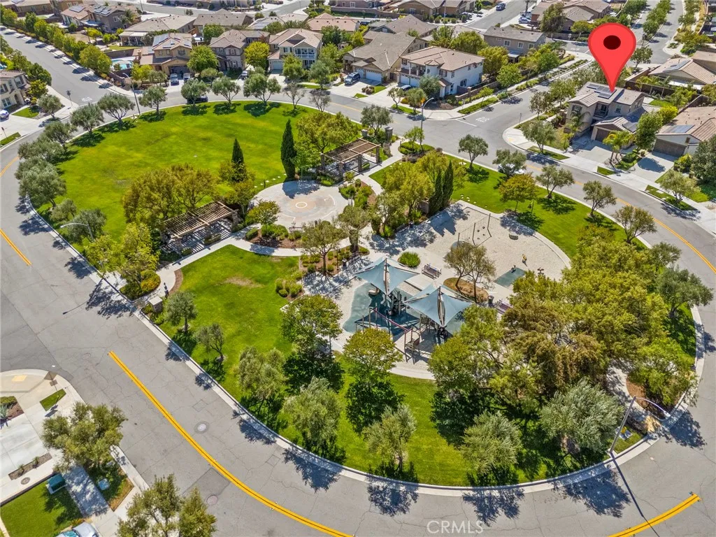 Community park across from the house