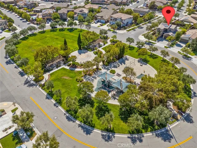 Community park across from the house