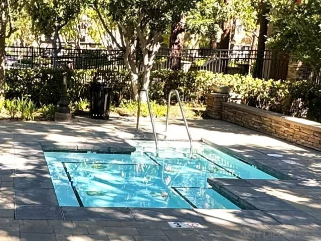 One of the Community Hot Tubs