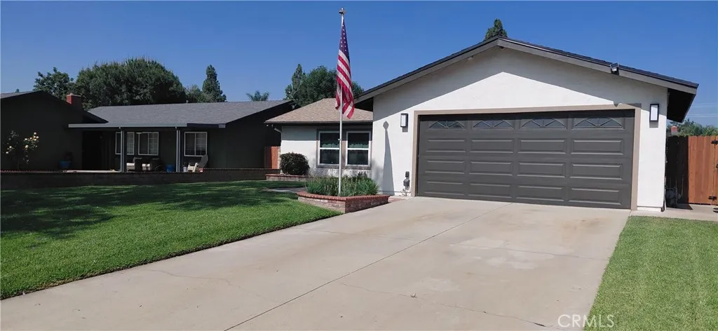 Driveway and garage