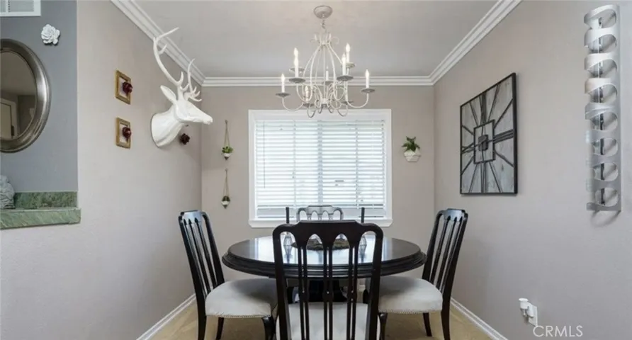 Separate dining room