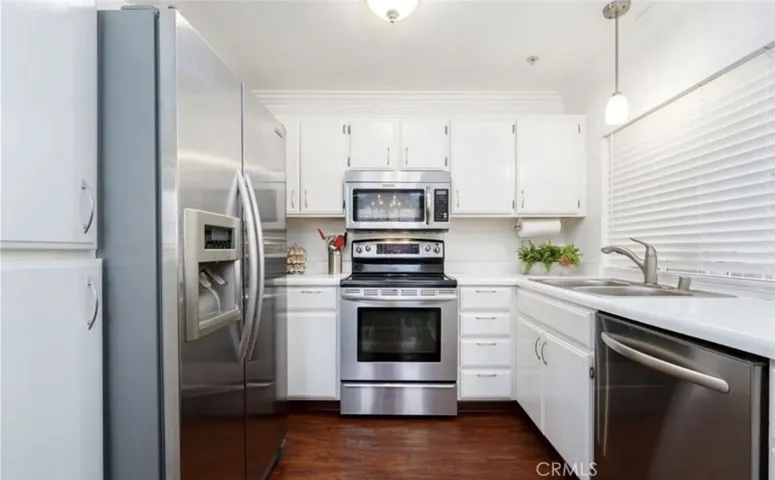 Kitchen with garden window