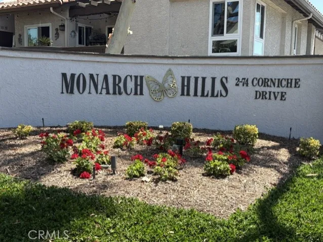 Entrance to Monarch Hills community