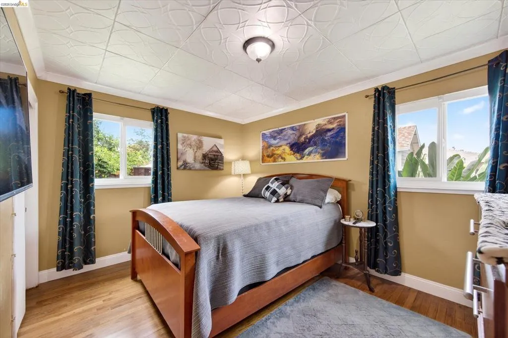 Recessed ceiling panels with central flush mount lighting fixture