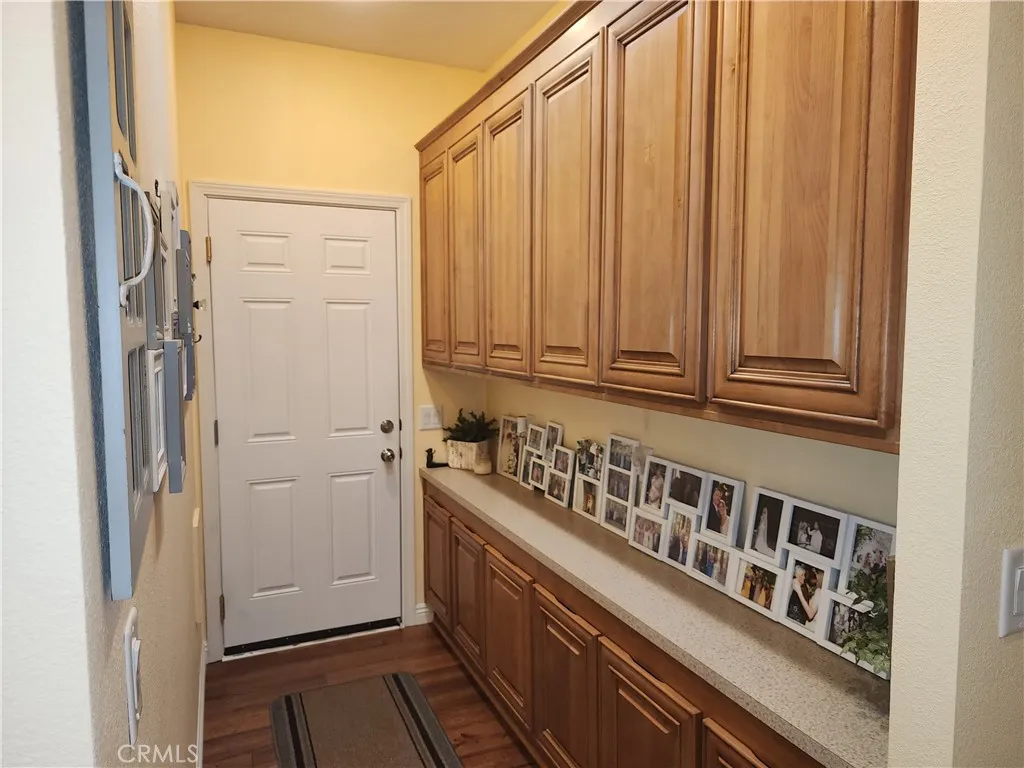 2nd hallway with linen storage