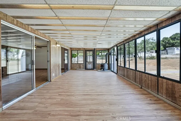 Sunroom with heating