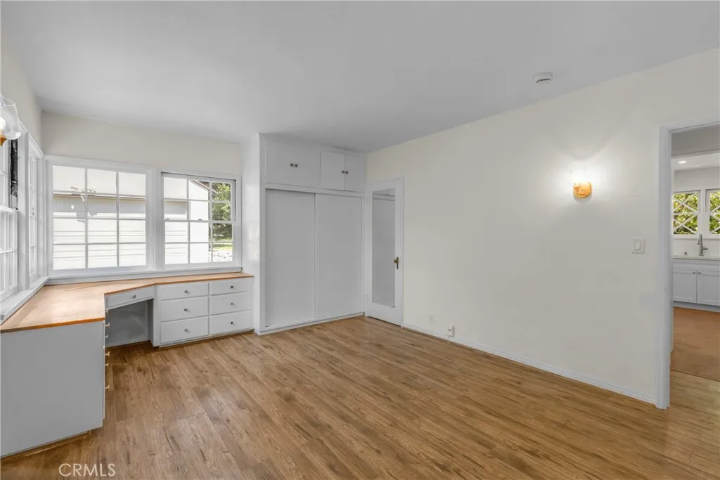 Bedroom with built in.