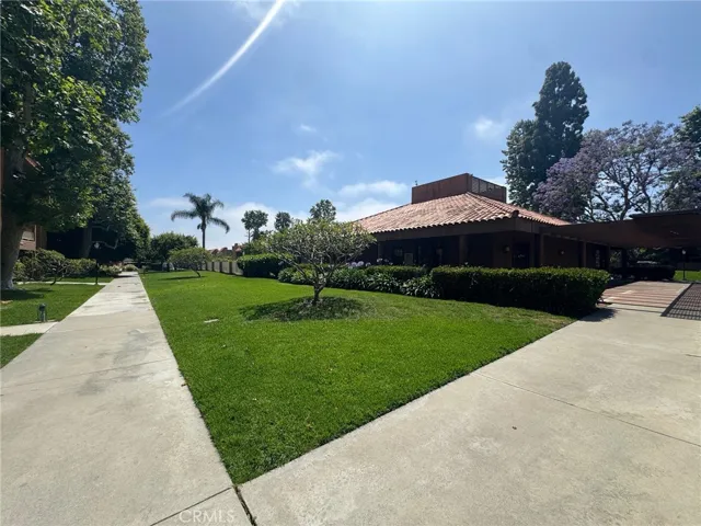 Great 1 bedroom, 1 bath, 754 sq foot down unit 2 miles from the beach, gated community, 1 carport, large rooms and a fantastic quiet relaxing outdoor space 3 times the normal size of balconies, with some utilities included and nice pool, spa, and clubhouse.
