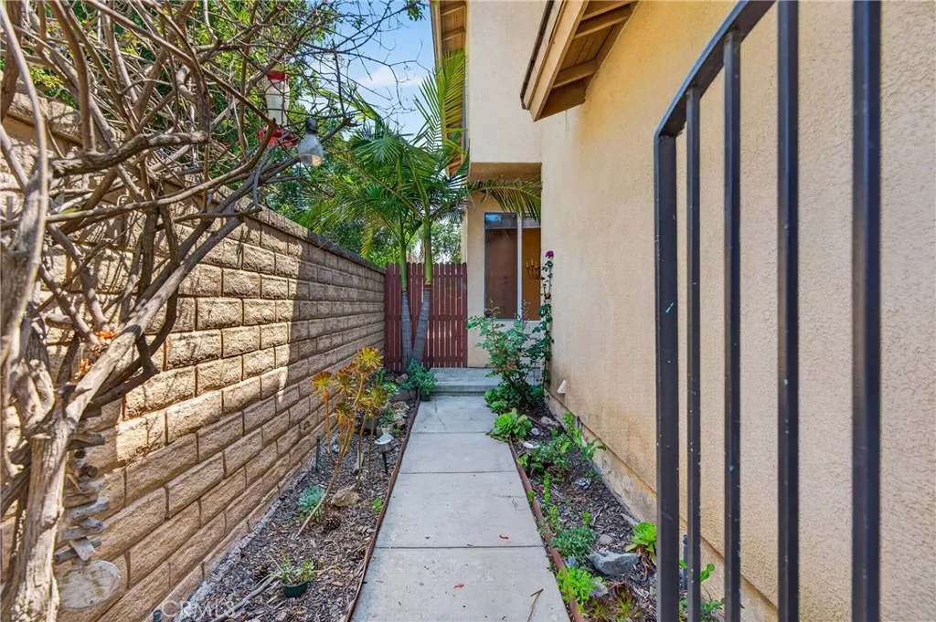Gated Front Entrance