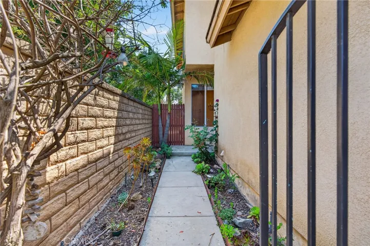 Gated Front Entrance