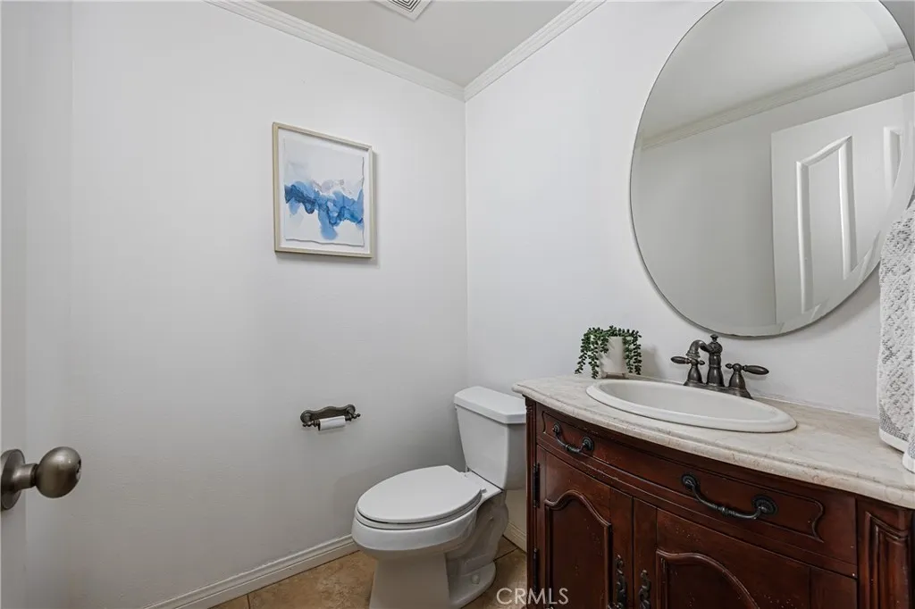 Main floor powder room.