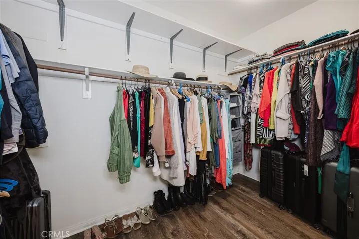 Walk-in closet.