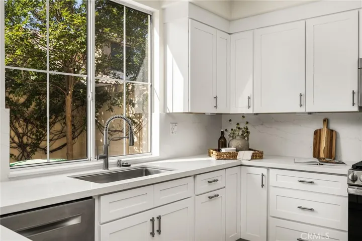 Soft brushed nickel hardware