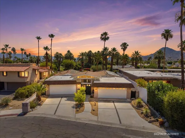 01-Aerial Front Property View at  Twilig
