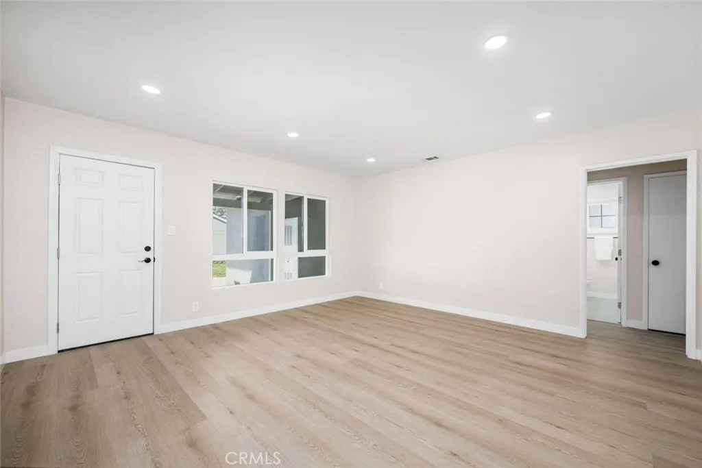 Freshly painted interior in a neutral color palette creates a bright, clean backdrop ready for your personal style.