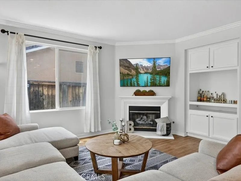 Family Room with gas fireplace