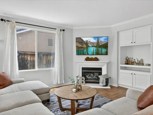 Family Room with gas fireplace