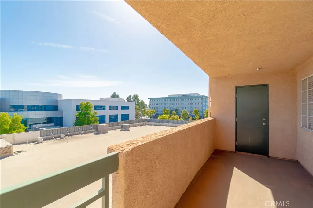 Balcony with storage
